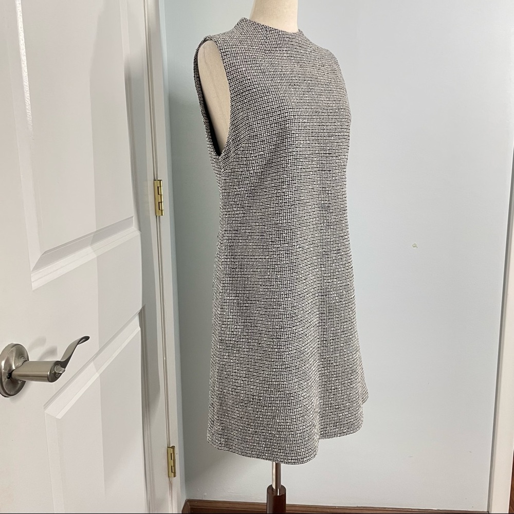 Alice+Olivia Employed Tweed High Neck Dress size 8 - Picture 7 of 13